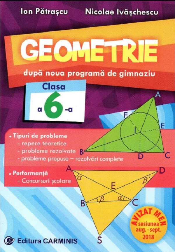 Geometrie - Clasa 6 - Nicolae Ivaschescu, Ion Patrascu