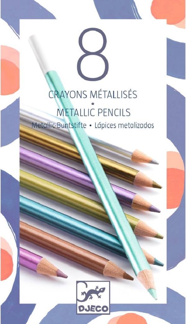 8 creioane metalice
