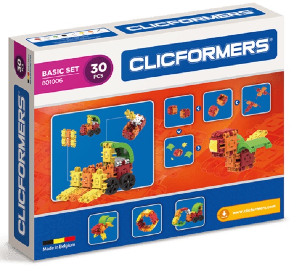 Set de construit Clicformers basic 30 piese