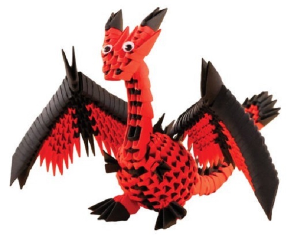 Origami 3D. Creagami: dragon