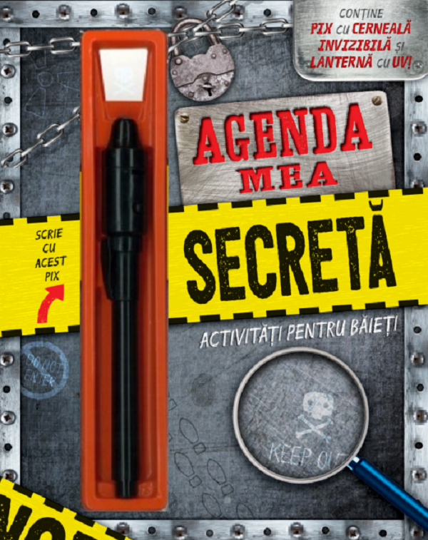 Agenda mea secreta. Activitati pentru baieti