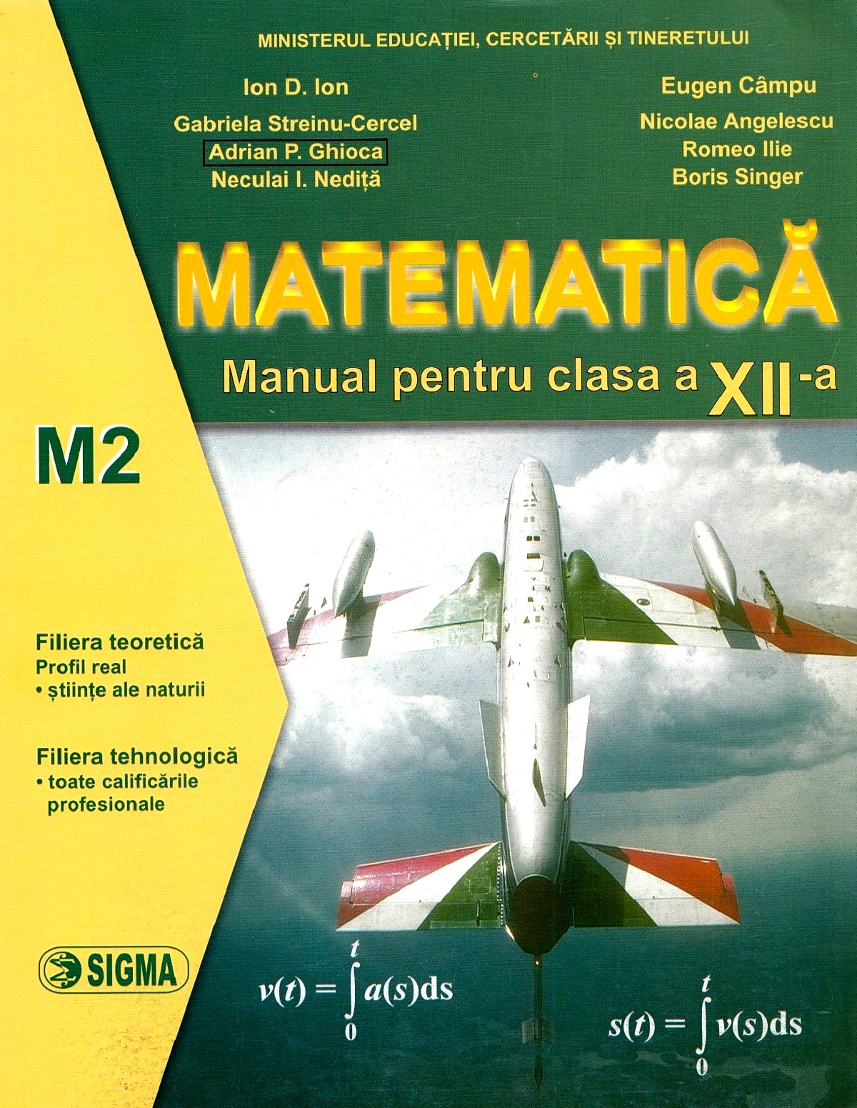 Matematica M2 - Clasa 12 - Manual - Ion D. Ion, Eugen Campu