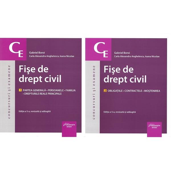 Fise de drept civil Ed.5 - Gabriel Boroi, Carla Alexandra Anghelescu, Ioana Nicolae