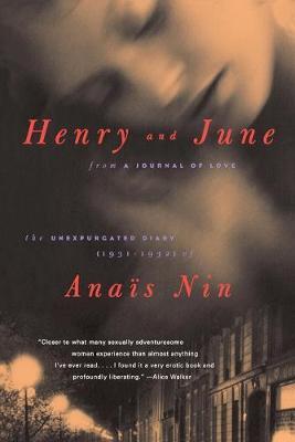 Henry and June - Anais Nin
