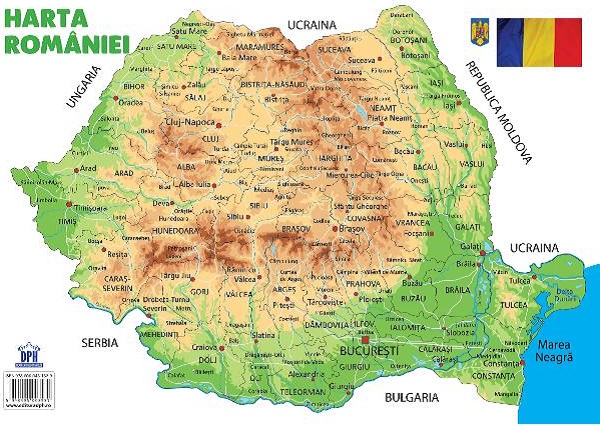 Plansa: Harta Romaniei