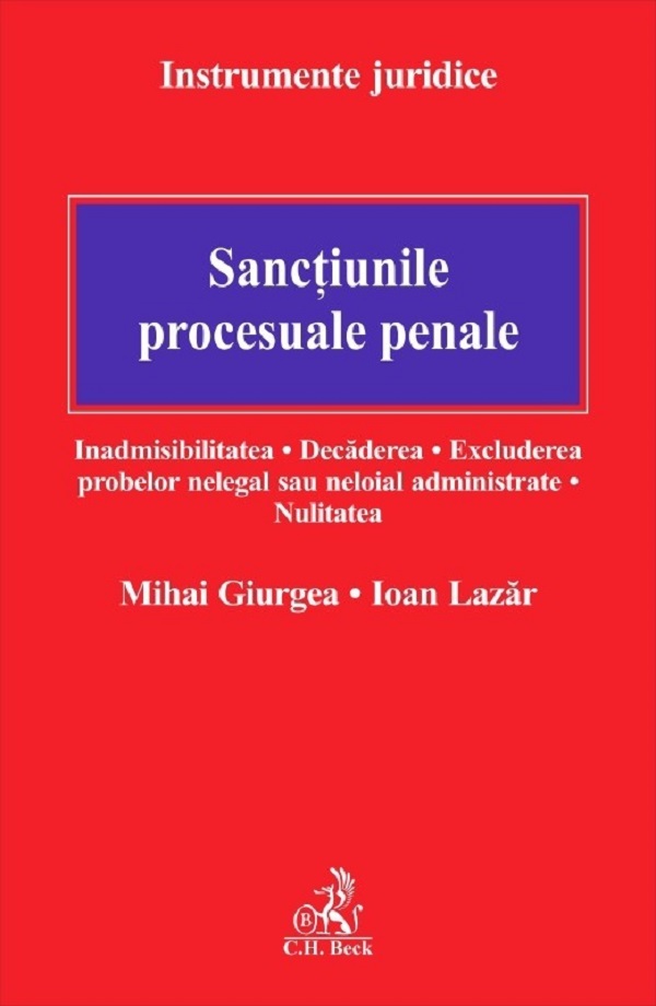 Sanctiunile procesuale penale - Mihai Giurgea, Ioan Lazar