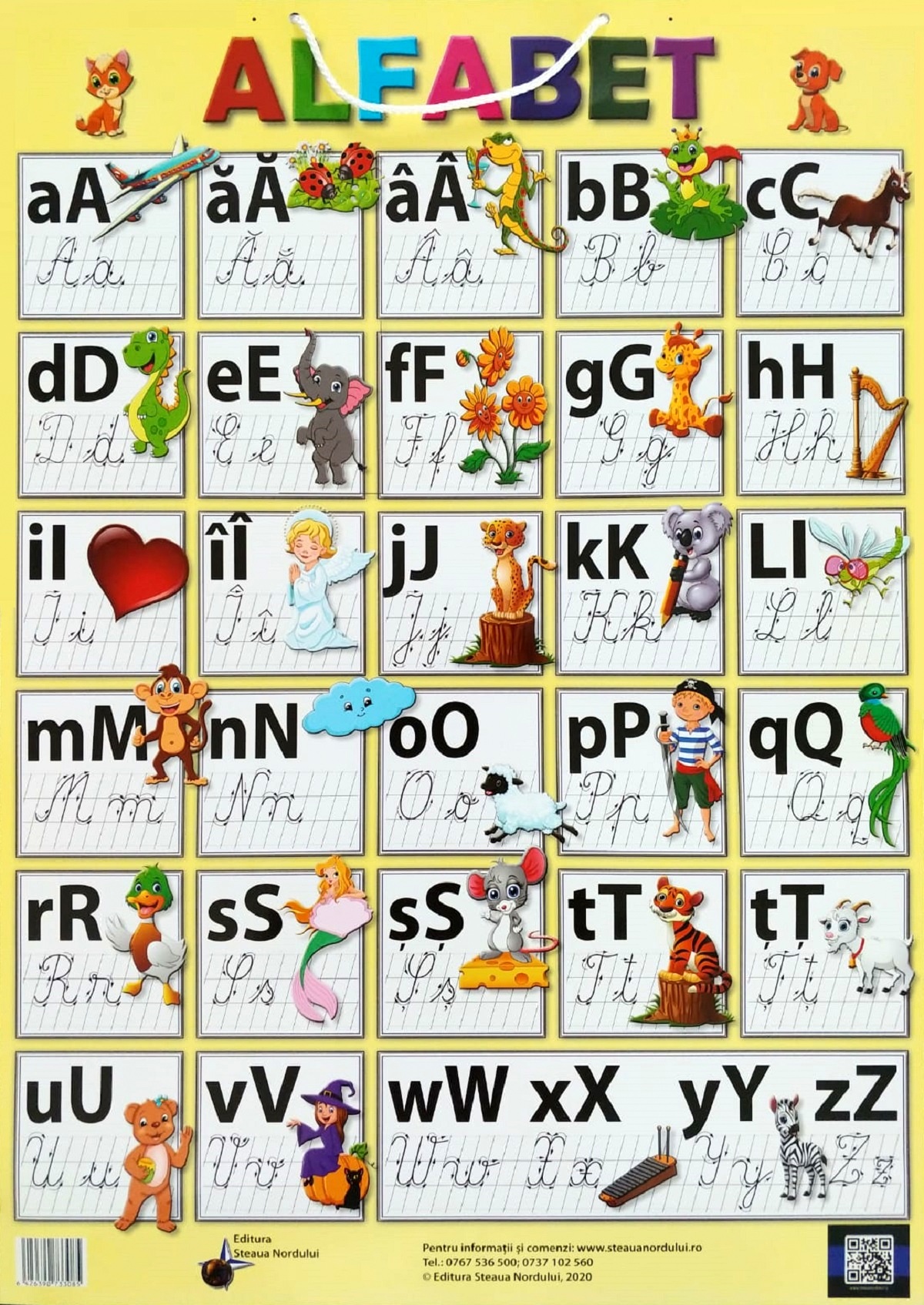 Plansa alfabet