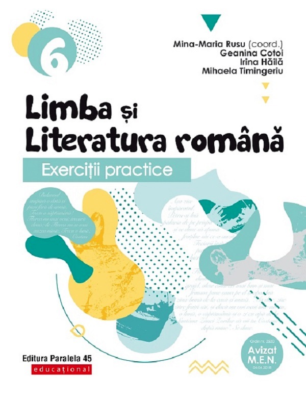 Exercitii practice de limba si literatura romana - Clasa 6 - Mina-Maria Rusu
