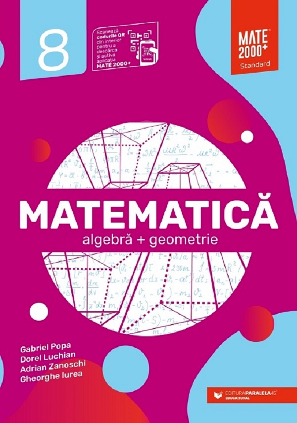 Matematica. Standard - Clasa 8 - Gabriel Popa, Dorel Luchian