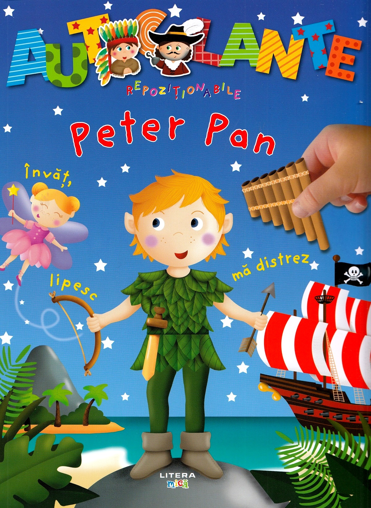 Autocolante repozitionabile. Peter Pan