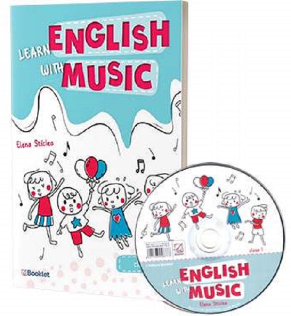 Pachet Learn english with music - Clasa 1 - Caiet de lucru + CD - Elena Sticlea