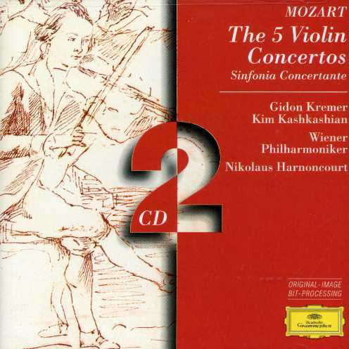 2CD Mozart - The 5 Violin Concertos - Gidon Kremer