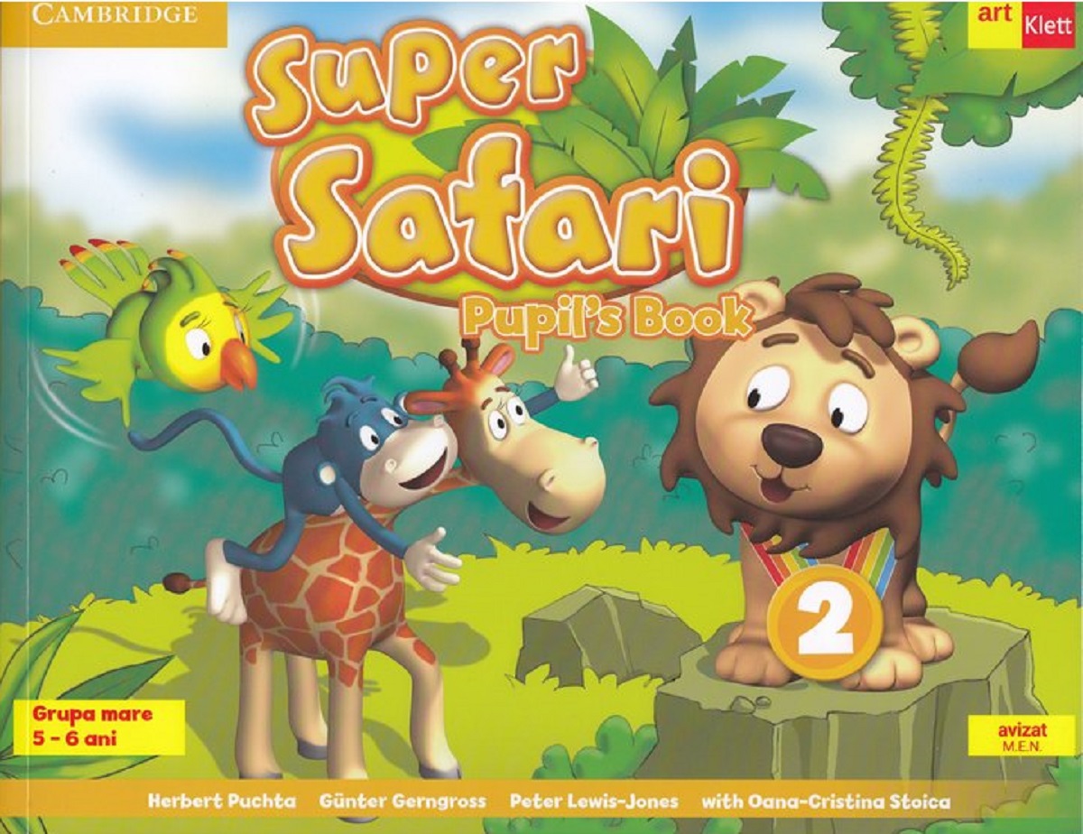 Super Safari 2. Pupil's Book. Limba engleza - Grupa mare + CD - Herbert Puchta