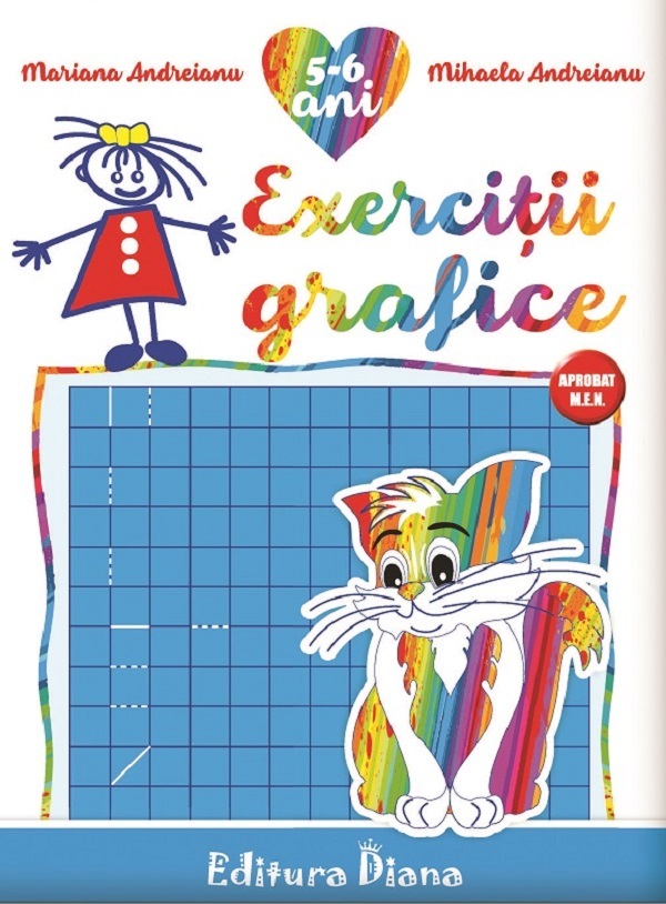 Exercitii grafice 5-6 ani - Mariana Andreianu, Mihaela Andreianu