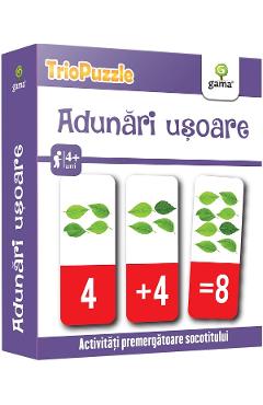 TrioPuzzle: Adunari usoare 4 ani+