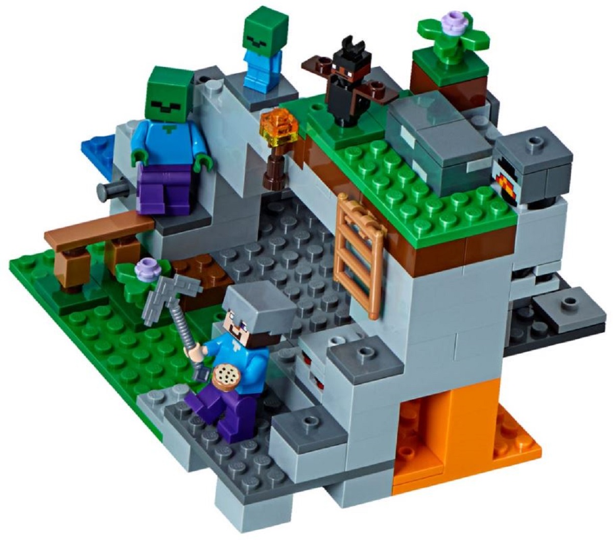 Lego Minecraft. Pestera cu zombi