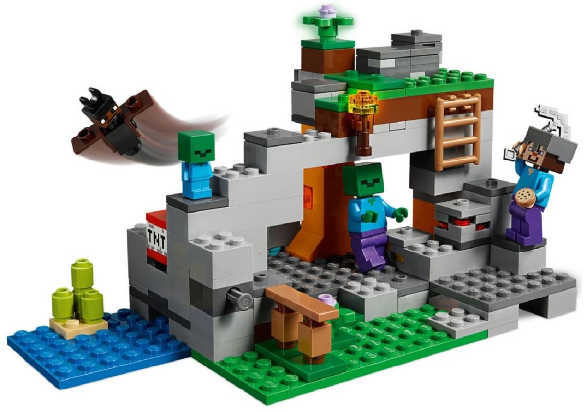 Lego Minecraft. Pestera cu zombi