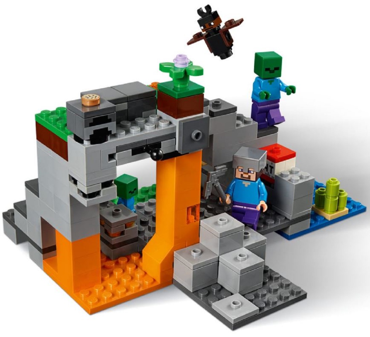 Lego Minecraft. Pestera cu zombi