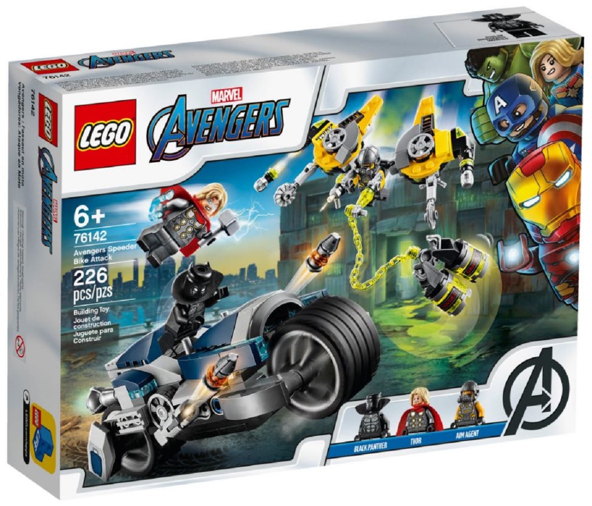 Lego Marvel Avengers. Atacul razbunatorilor cu motociclete