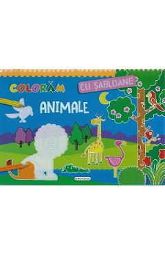 Coloram cu sabloane - Animale