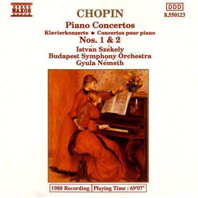 CD Chopin - Piano Concertos 1&2 - Gyula Nemeth