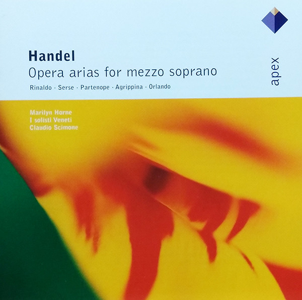 CD Handel - Opera arias for mezzo soprano - Marilyn Horne