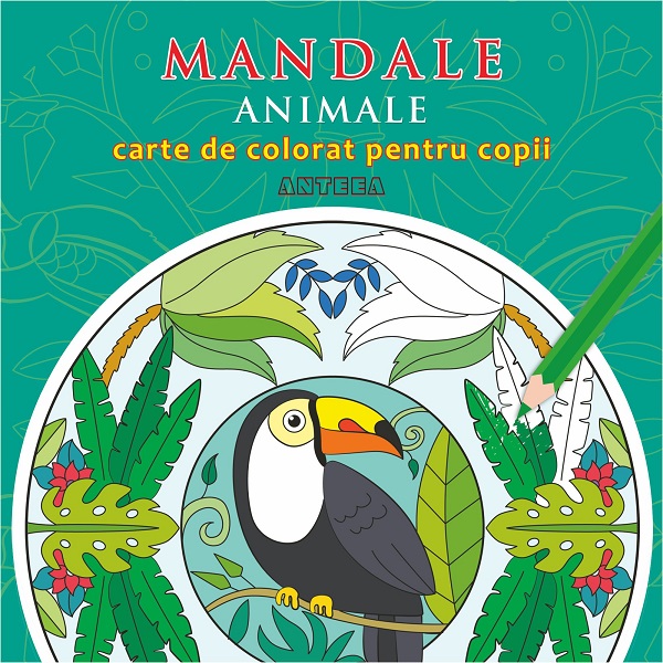 Mandale: Animale. Carte de colorat pentru copii