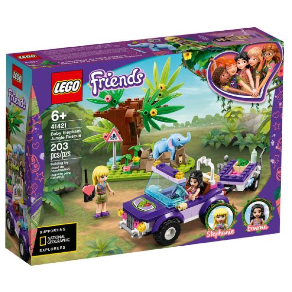 Lego Friends. Salvarea puiului de elefant din jungla