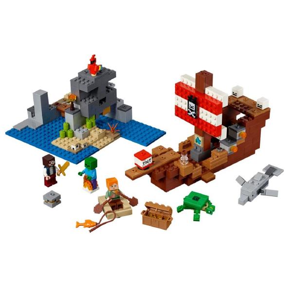 Lego Minecraft. Aventura corabiei de pirati