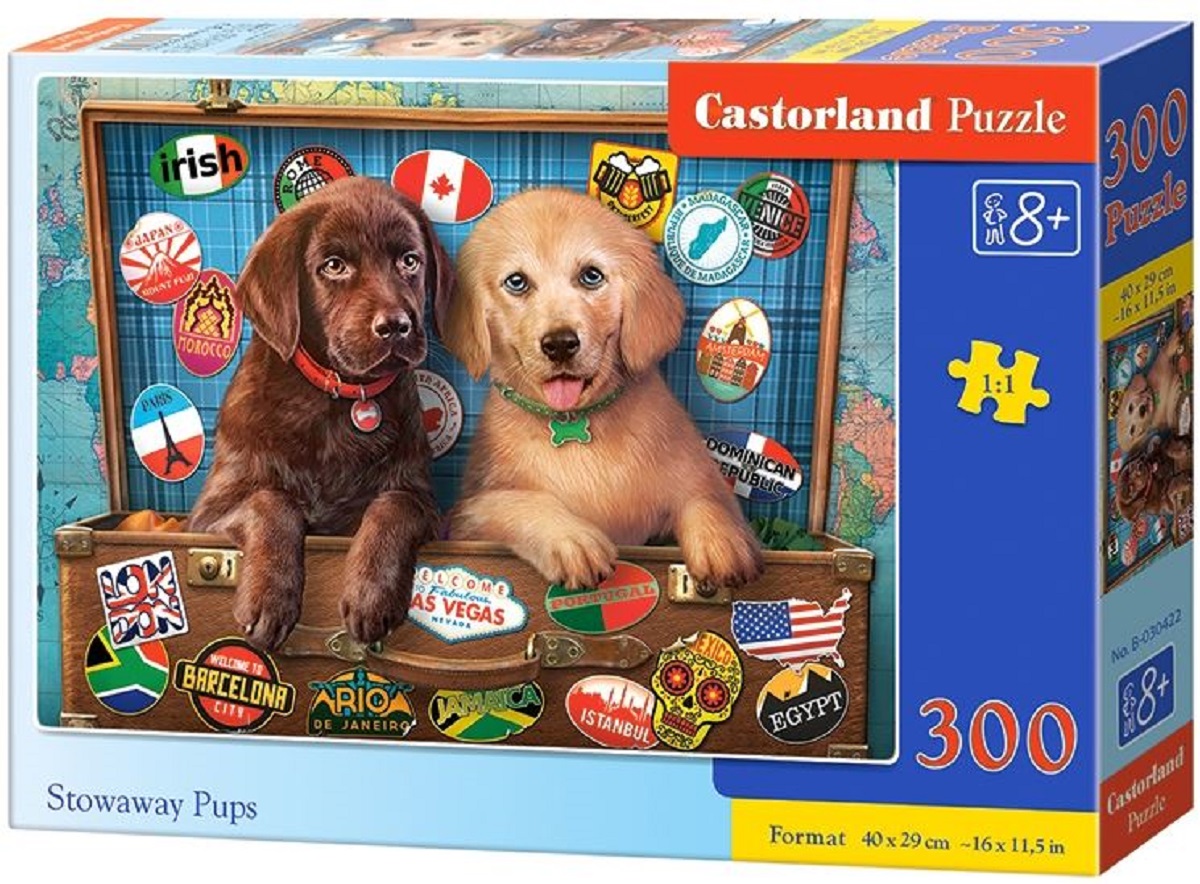 Puzzle 300. Stowaway Pups