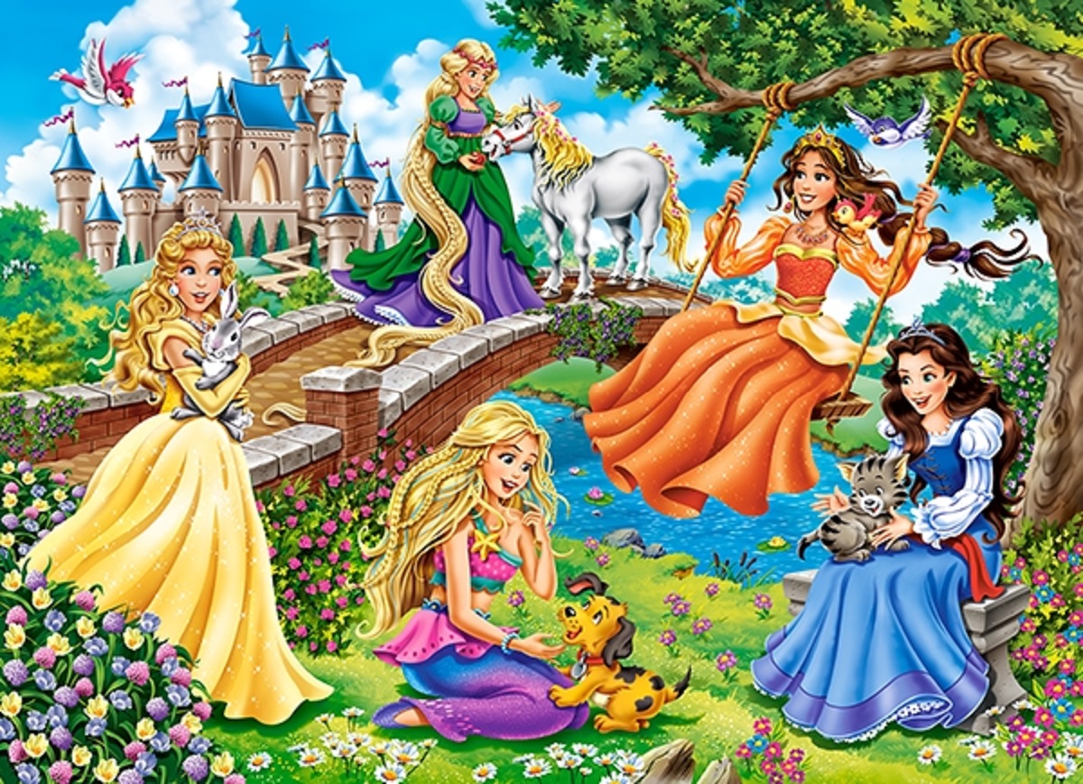 Puzzle 70. Princesses in Garden