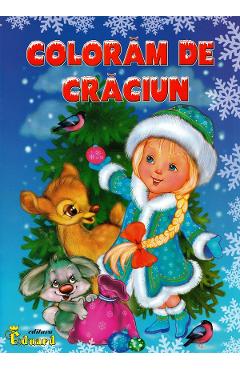 Coperta cărții 'Colorăm de Crăciun'