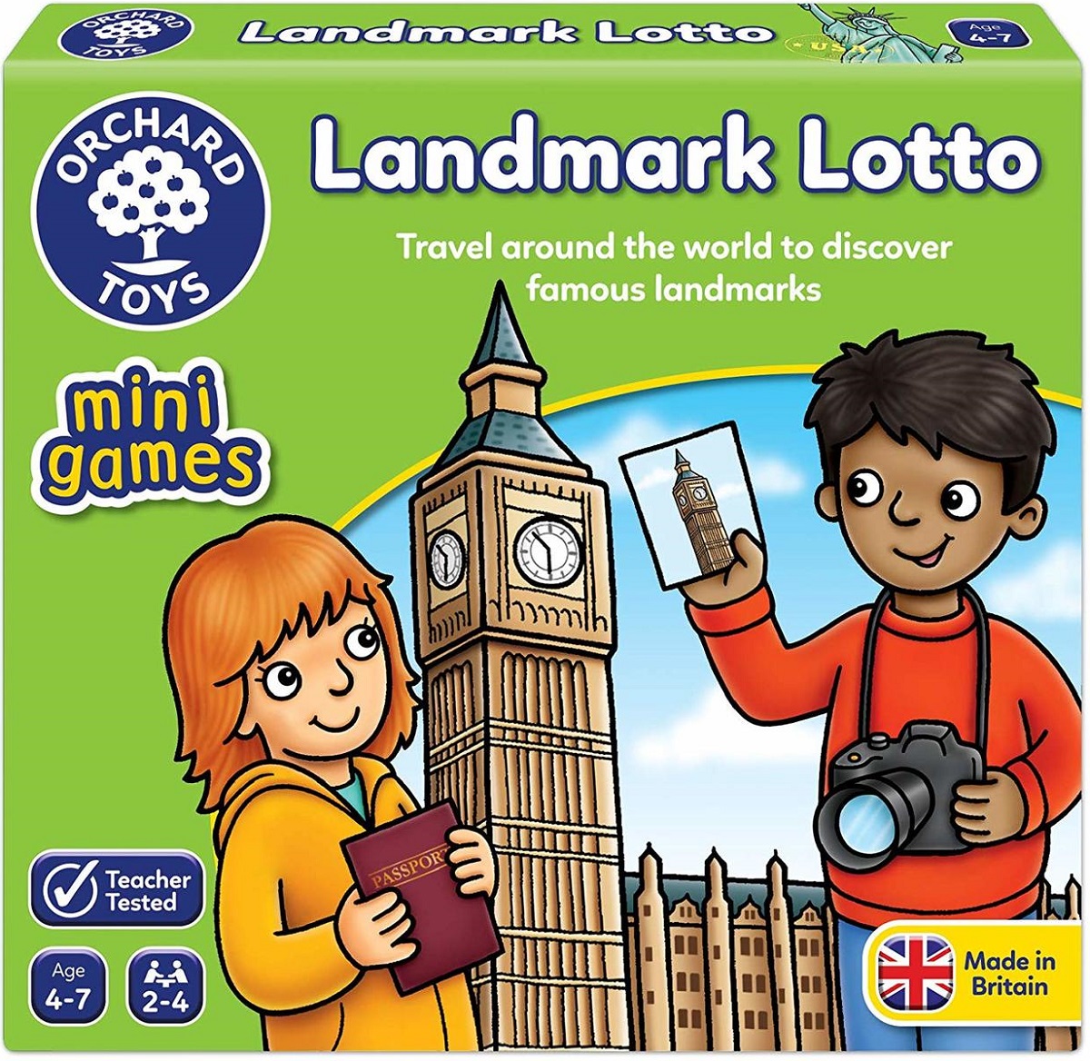 Joc educativ Landmark Lotto. Atractii turistice