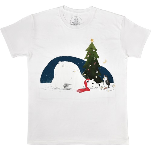 Tricou de Craciun Urs Polar. Xmas T-shirt - L