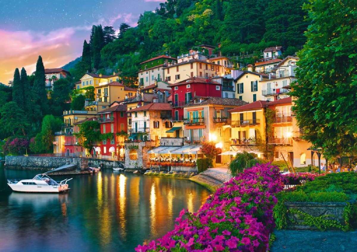 Puzzle 500. Lacul Como, Italia