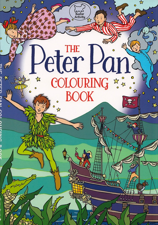 Fairy Tale Colouring Books: The Jungle Book, The Peter Pan, The Wonderful Wizard of Oz