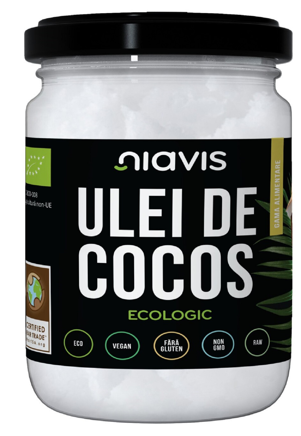 Ulei de cocos Extra Virgin Ecologic / Bio 460g/500ml