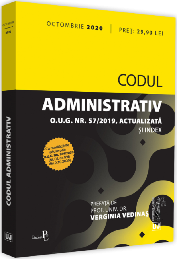 Codul administrativ Octombrie 2020
