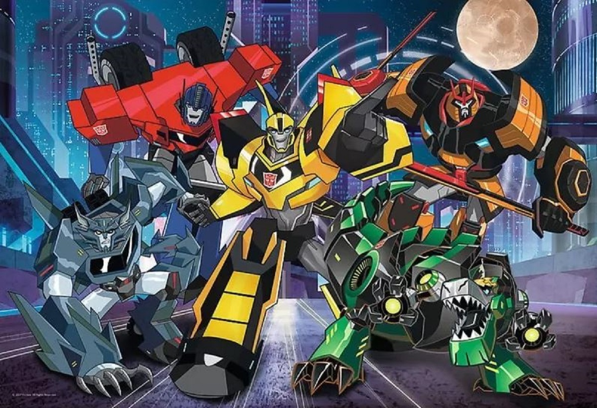 Puzzle 100. Echipa autobotilor Transformers