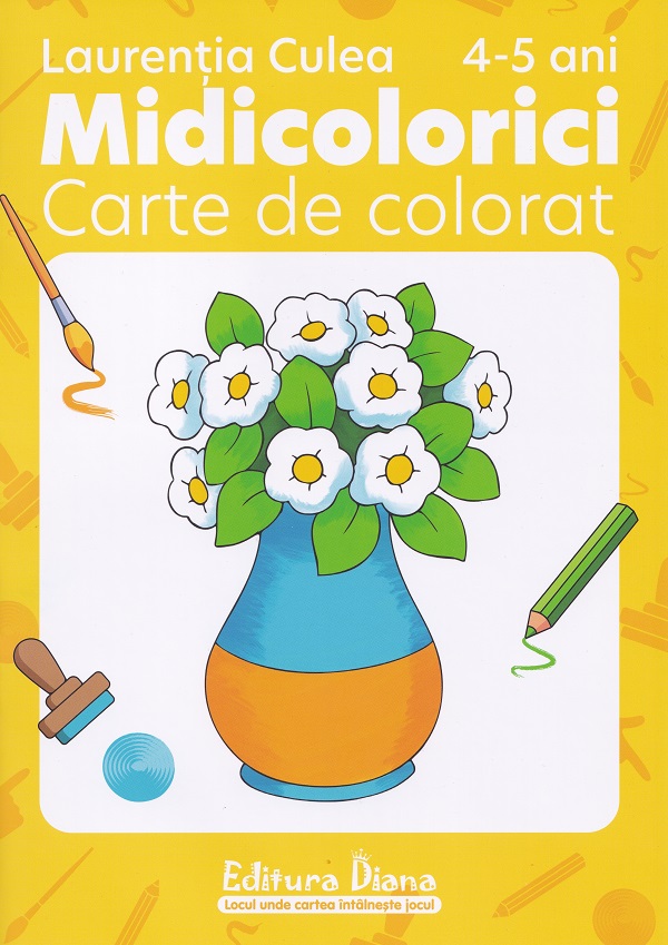 Midicolorici. Carte de colorat 4-5 ani - Laurentiu Culea