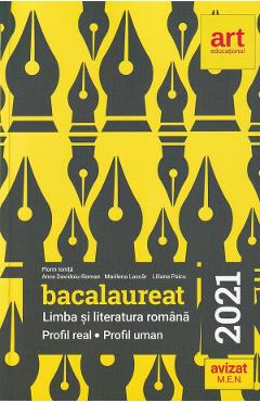 Coperta cărții 'Bac 2021 Limba si literatura romana. Profil real, profil uman - Florin Ionita'