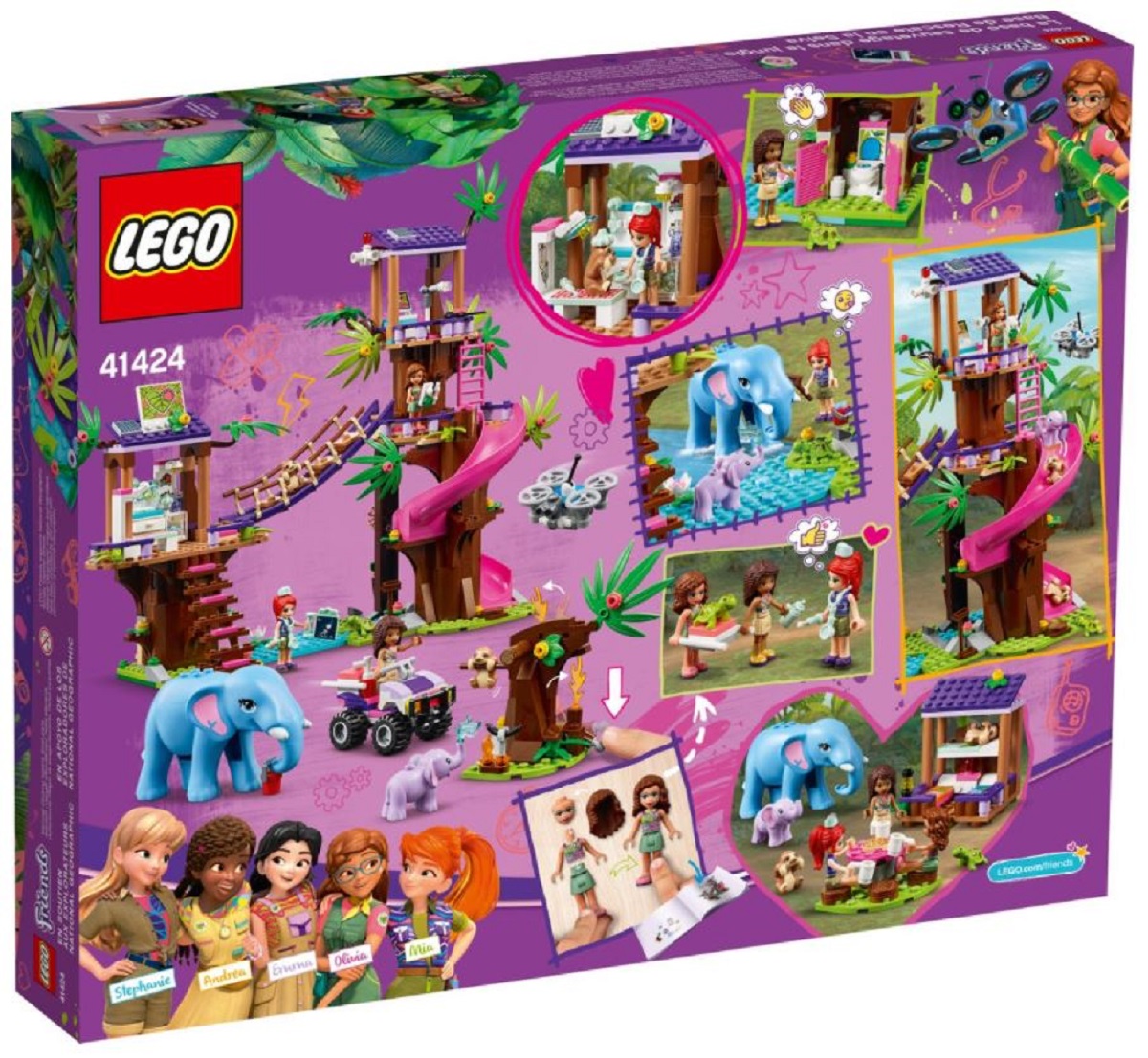 Lego Friends. Baza de salvare din jungla