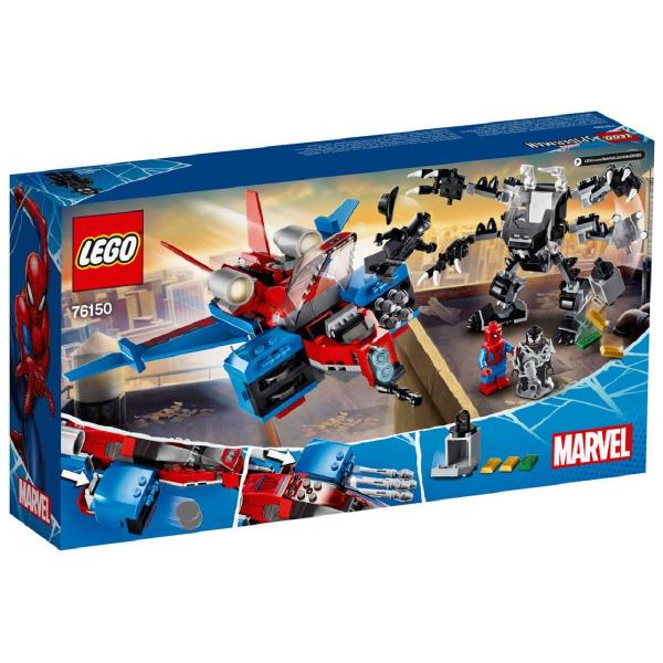 Lego Marvel Spiderman. Spiderjet contra Robotul Venom