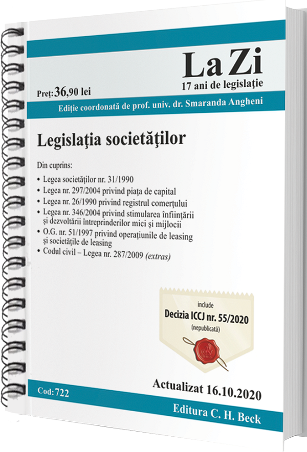 Legislatia societatilor Act.16.10.2020