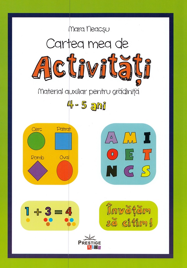 Cartea mea de activitati 4-5 ani - Mara Neacsu