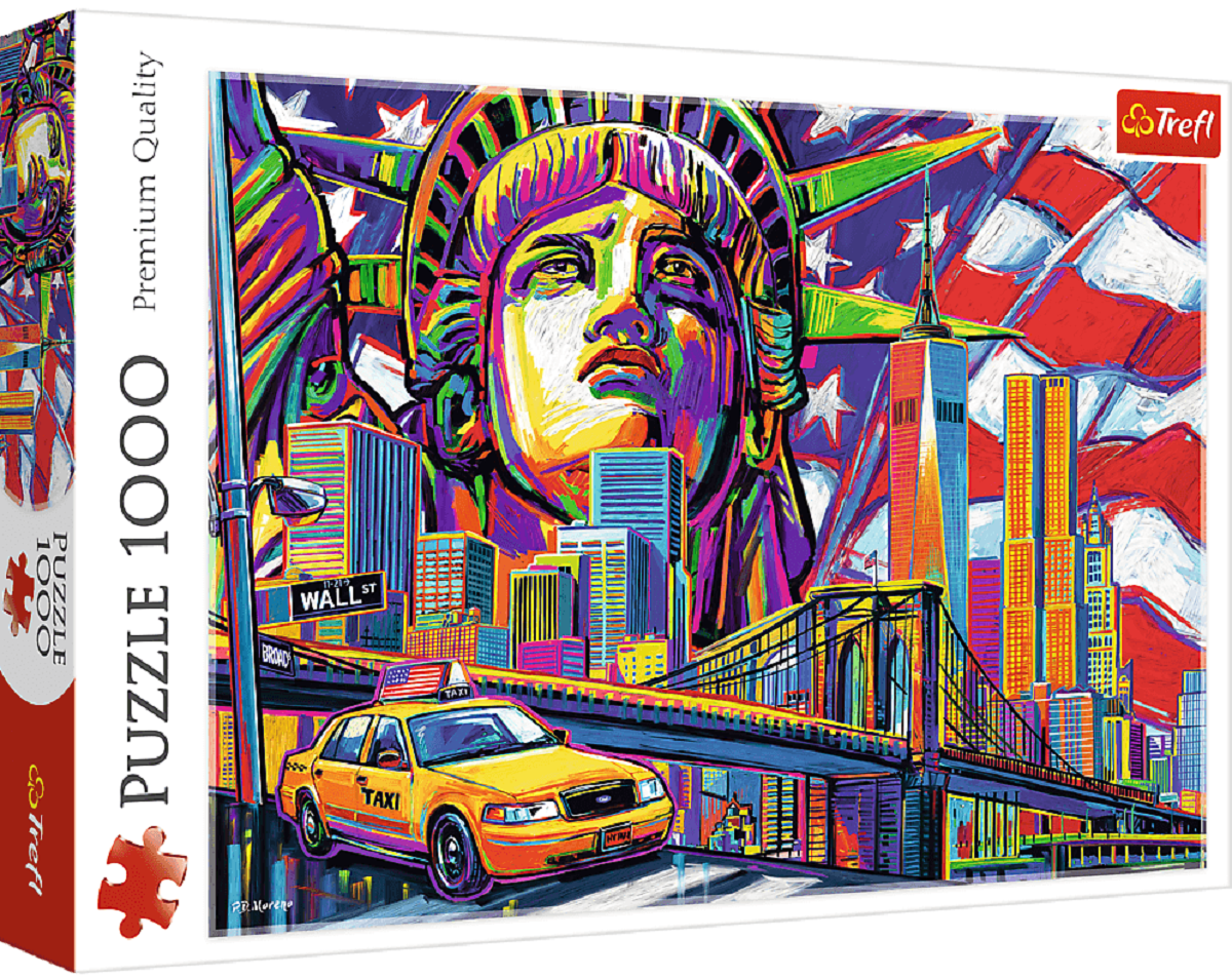 Puzzle 1000. New York in culori