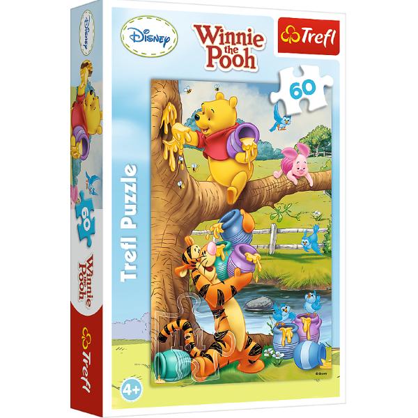 Puzzle 60. Winnie the Pooh: Toti la treaba