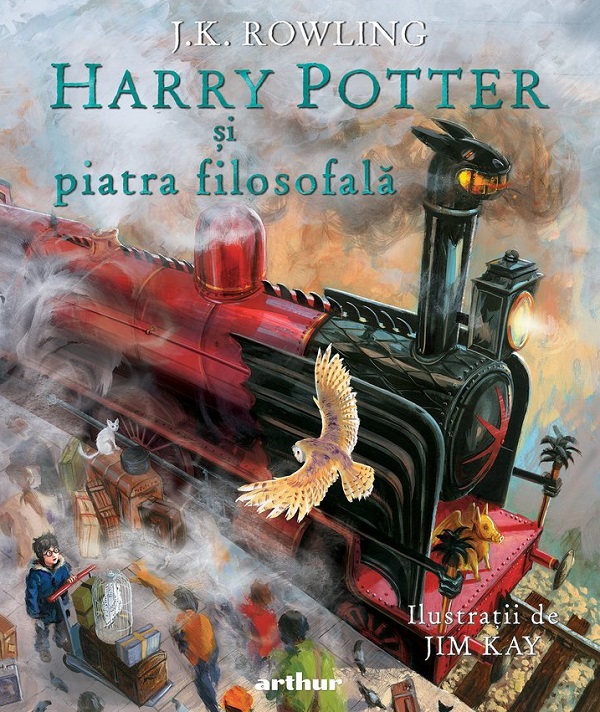 Harry Potter si piatra filosofala. Editie ilustrata - J. K. Rowling