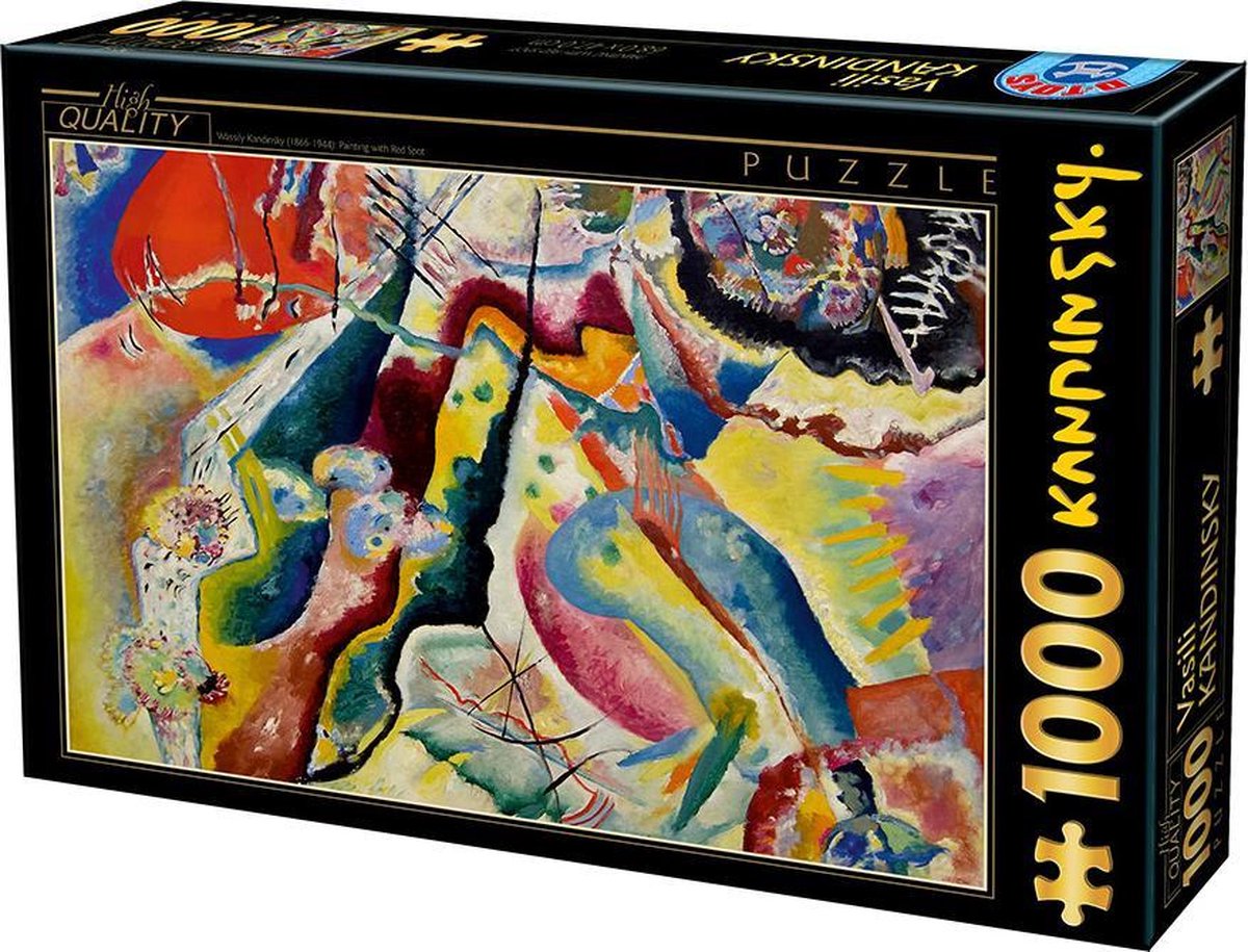 Puzzle 1000 Kandinsky: Painting with Red Spot