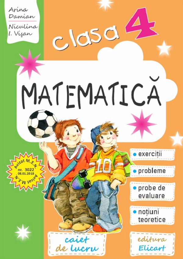 Matematica - Clasa 4 - Caiet - Arina Damian, Niculina-I. Visan